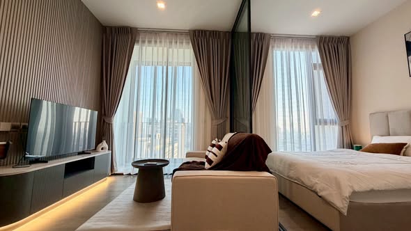 bedroom of The Address Siam-Ratchathewi