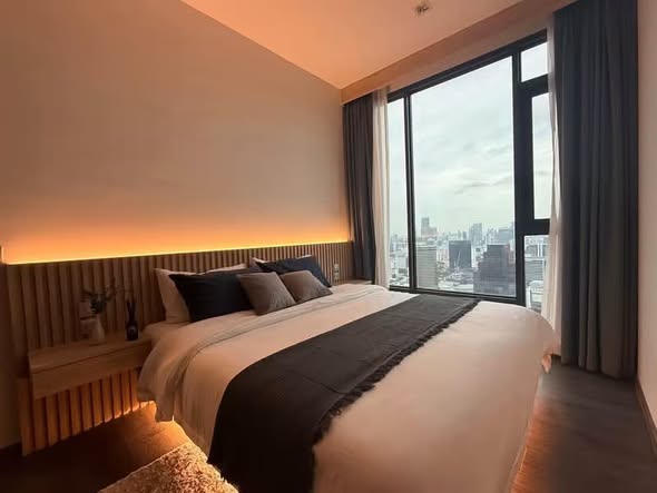bedroom of The Address Siam-Ratchathewi