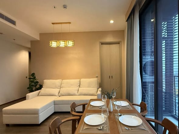 living room of The Address Siam-Ratchathewi