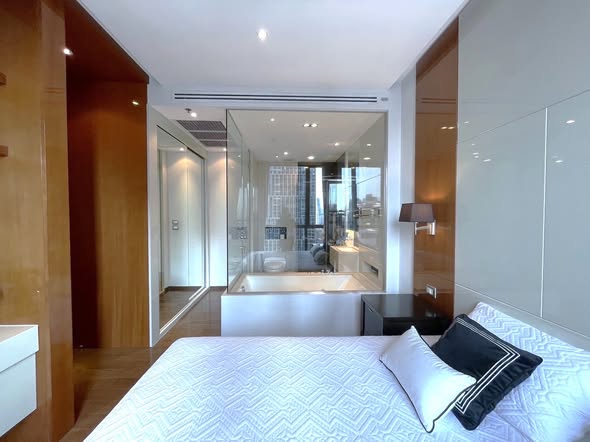 bedroom and room interior of The Address Sukhumvit 28