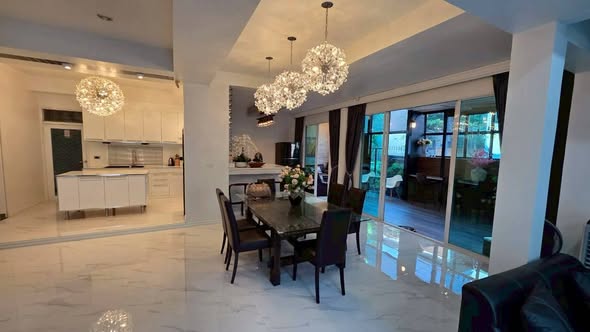 living room and kitchen of The AVA Residence