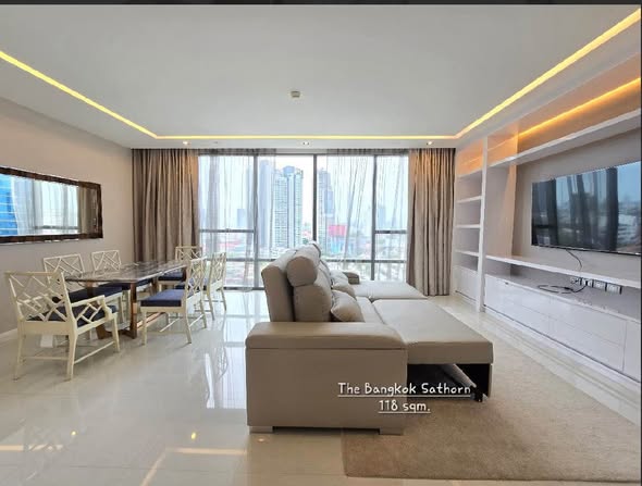 bedroom and living room of The Bangkok Sathorn