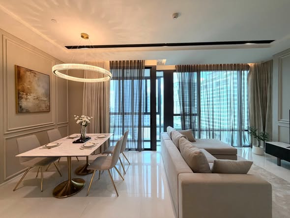 living room and room interior of The Bangkok Thonglor