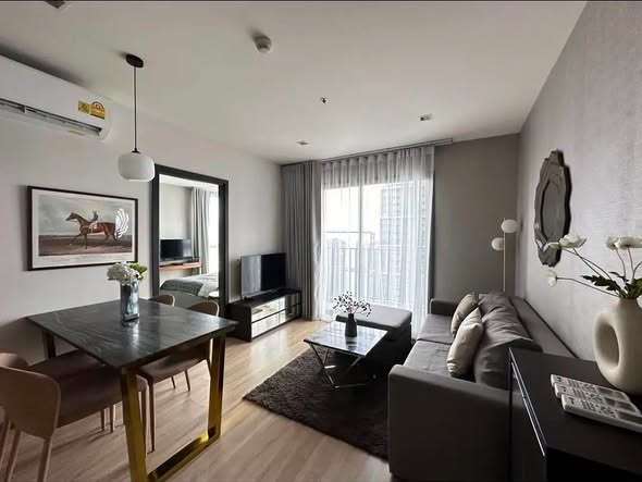 bedroom and living room of THE BASE Garden Rama 9