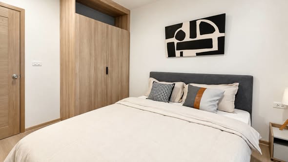 bedroom of THE BASE Height-Chiang Mai