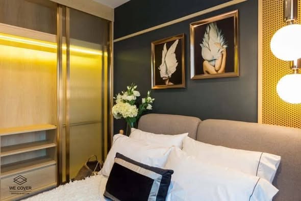 bedroom of THE BASE Park West – Sukhumvit 77