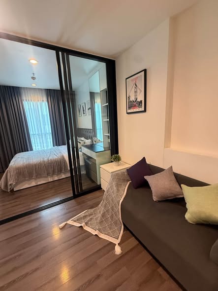 bedroom and living room and room interior of THE BASE Park West – Sukhumvit 77