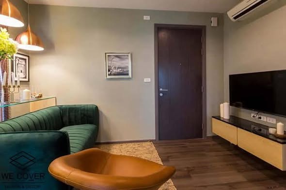 living room of THE BASE Park West – Sukhumvit 77