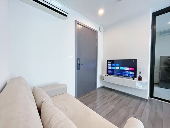 living room and room interior of THE BASE Park West – Sukhumvit 77
