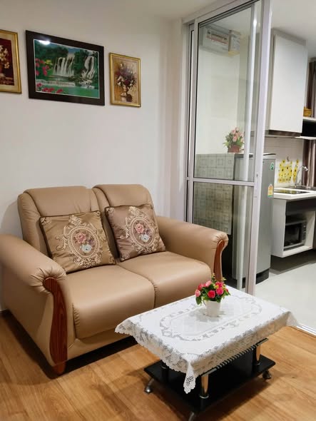 living room of THE BASE Sukhumvit 77