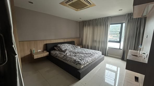 bedroom of The Brill Condominium วิภาวดี 60 คอนโดติดรถไฟฟ้าสายสีเขียว คอนโดติดรถไฟฟ้าสายสีแดง