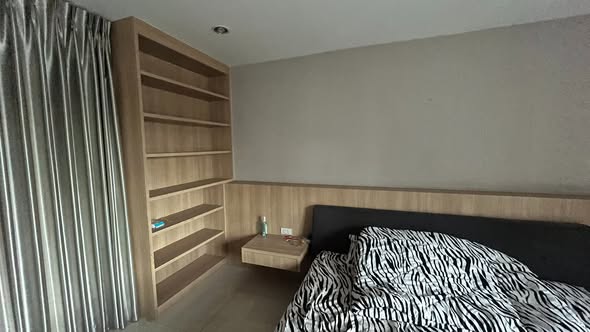 bedroom of The Brill Condominium วิภาวดี 60 คอนโดติดรถไฟฟ้าสายสีเขียว คอนโดติดรถไฟฟ้าสายสีแดง
