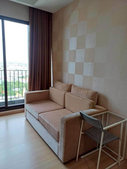 living room and bedroom of The Capital Condo Ekkamai-Thong Lo