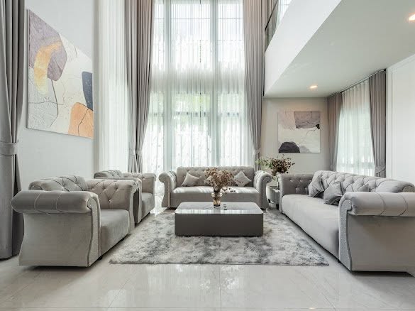 living room and bedroom of THE CITY บางนา2 | THE CITY BANGNA 2 BY AP THAI
