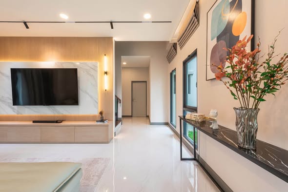 bedroom and living room of The City Bangna
