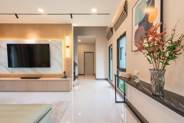 living room and bedroom of The City Bangna