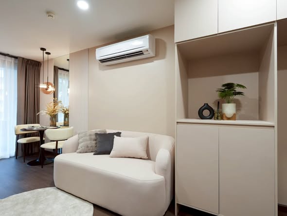 living room of The Clover