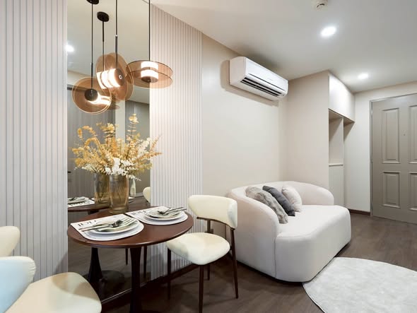 living room of The Clover
