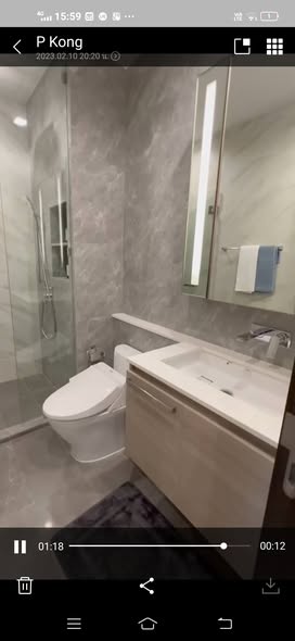 bathroom of The Crest Park Residences