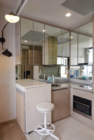 room interior and bathroom and kitchen of The Crest Park Residences