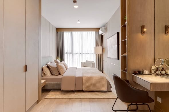 bedroom of THE CROWN Residences