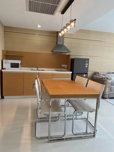 room interior and bathroom and kitchen of THE EMPIRE PLACE SATHON