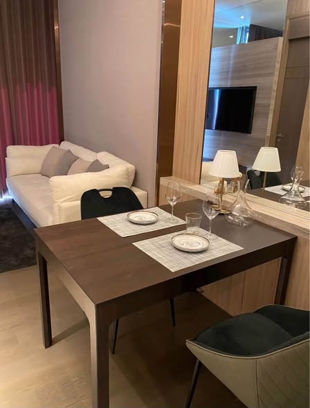 living room and room interior of THE ESSE at SINGHA COMPLEX