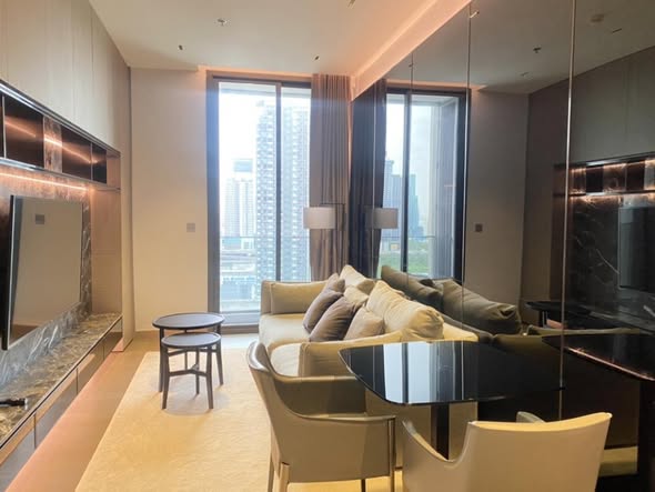 living room and room interior of THE ESSE at SINGHA COMPLEX