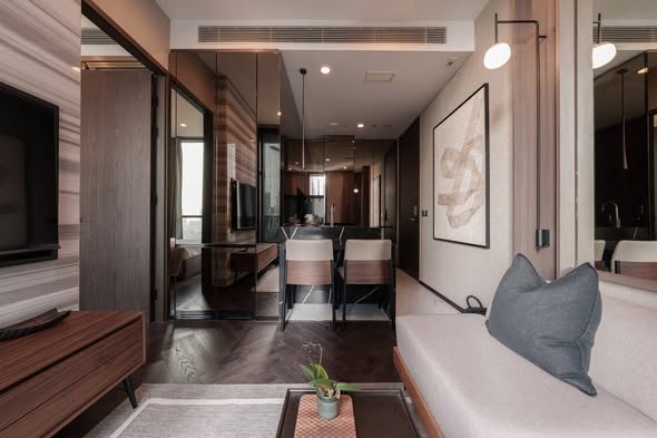 living room of THE ESSE Sukhumvit 36