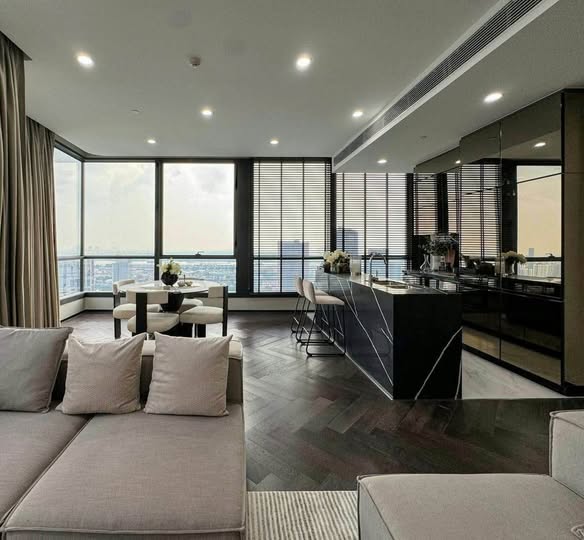 living room of THE ESSE Sukhumvit 36