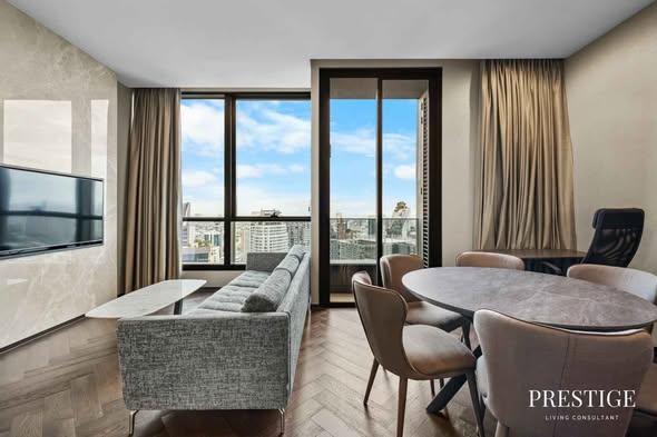 living room of THE ESSE Sukhumvit 36
