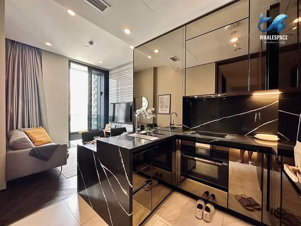 living room and room interior of THE ESSE Sukhumvit 36