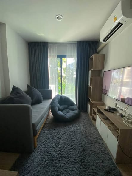 living room and bedroom of The Excel Hideaway Sukhumvit 50