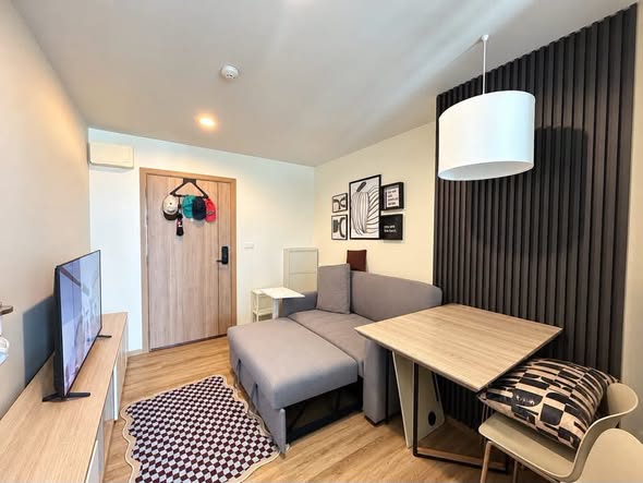 living room and bedroom of The Excel Hideaway Sukhumvit 71