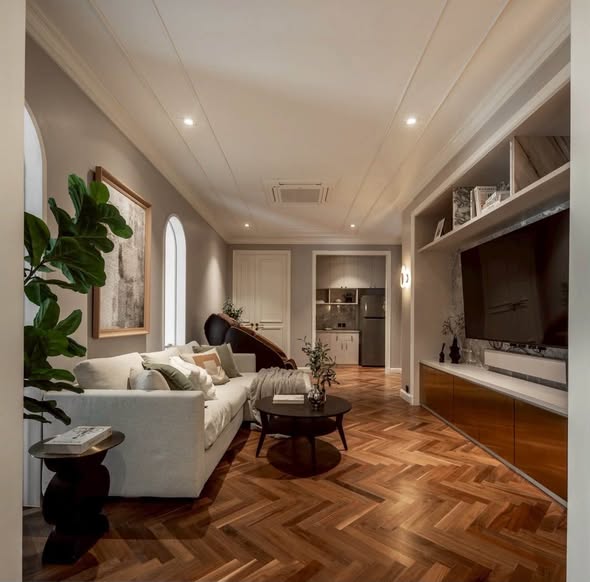 living room of เดอะ เจนทริ สุขุมวิท (THE GENTRY SUKHUMVIT 101)