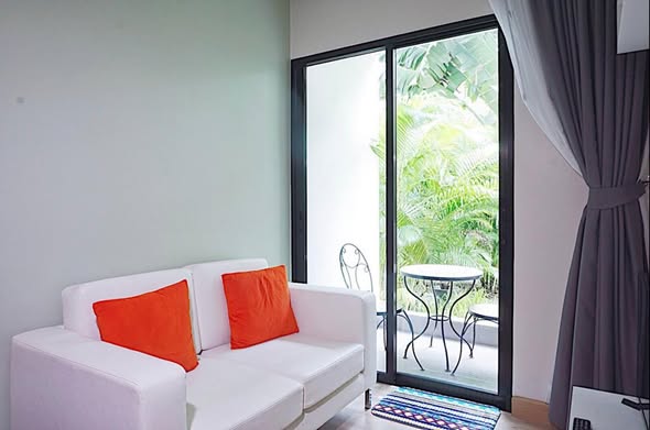 living room and bedroom and room interior of The Happy Place Condominium