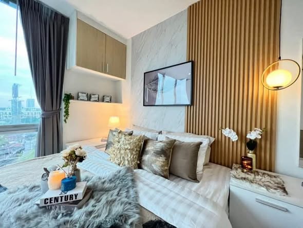 bedroom of The Iris Condo (F Building) Rama 9 – Srinagarindra
