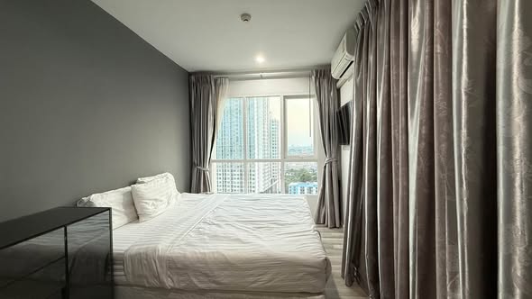 bedroom of The Key BTS Wutthakat เดอะ คีย์ บีทีเอส วุฒากาศ