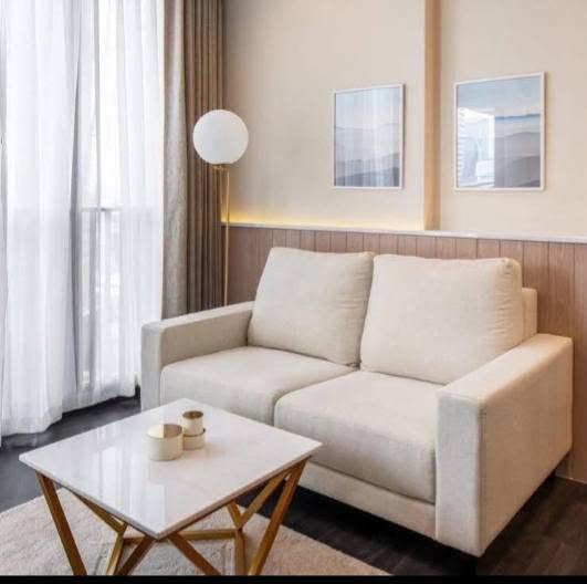 bedroom and living room of THE LINE Asoke-Ratchada