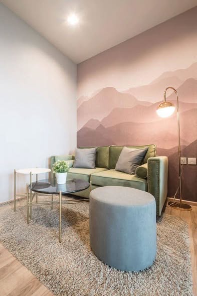 living room of THE LINE Jatujak-Mochit