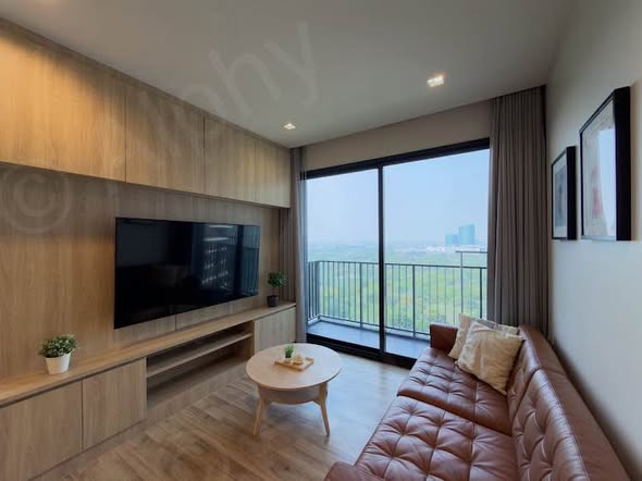 living room and room interior of THE LINE Jatujak-Mochit