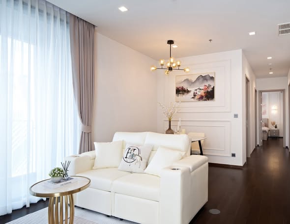 bedroom and living room of THE LINE Ratchathewi