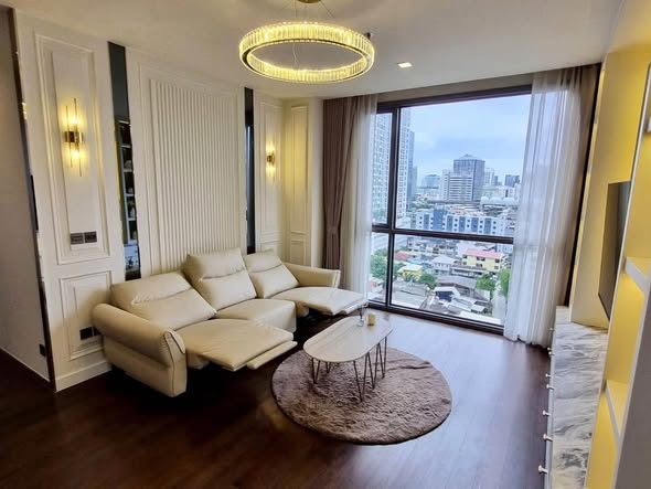 bedroom and living room of THE LINE Ratchathewi