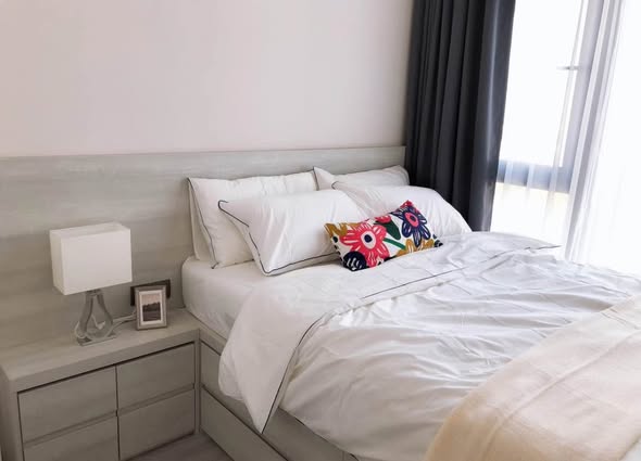 bedroom of THE LINE Sukhumvit 101