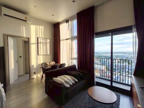bedroom and living room of THE LINE Sukhumvit 101