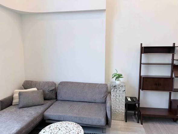 living room and room interior of THE LINE Sukhumvit 101