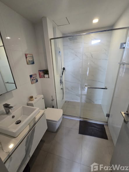 room interior and bathroom of THE LINE Sukhumvit 101