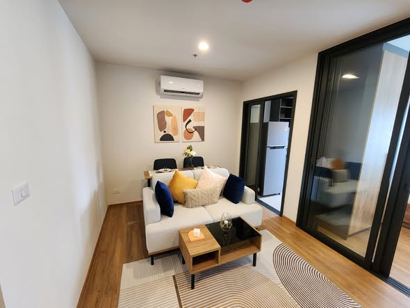 living room and room interior of The Line Vibe เดอะ ไลน์ ไวบ์