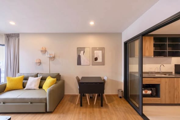 living room and room interior of The Line Vibe เดอะ ไลน์ ไวบ์