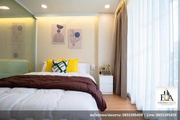 bedroom and room interior of The Link Sukhumvit64
